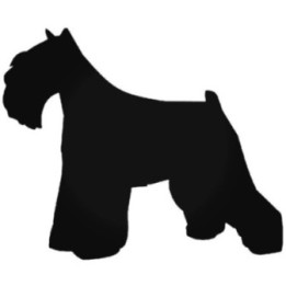 Buy Mini Schnauzer Dog 1 Vinyl Decal Sticker Online