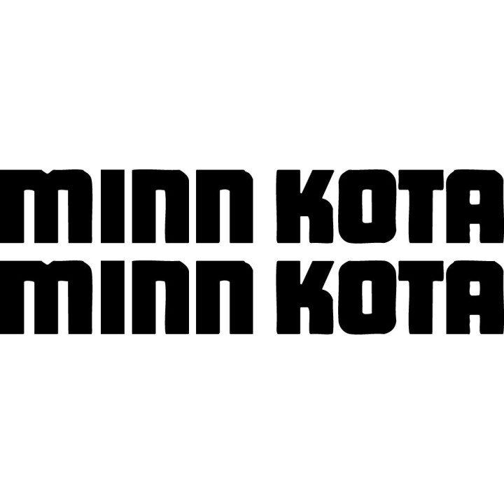 Minn Kota Fishing Stickers – Trolling Motor Vinyl Decals (2-Pack)