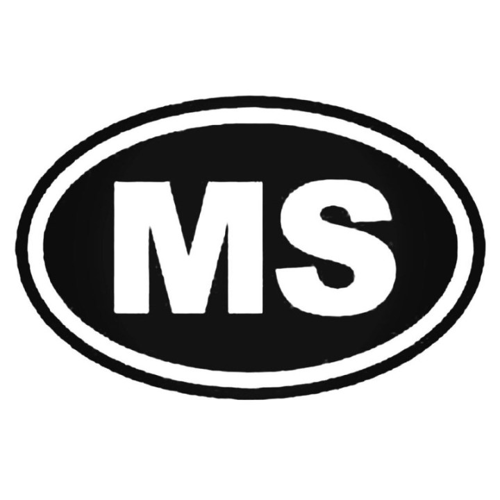 Buy Mississippi Ms Oval Decal Sticker Online
