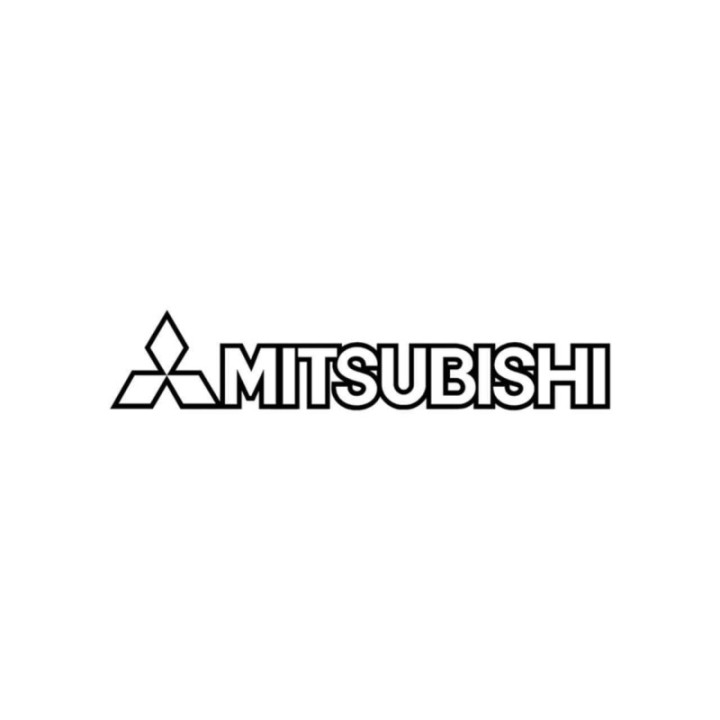 Buy Mitsubishi Ligne Contours Vinyl Decal Sticker Online