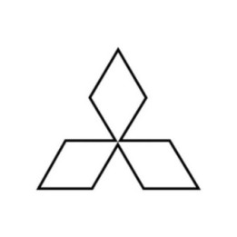 Buy Mitsubishi Logo Contour Vinyl Decal Sticker Online