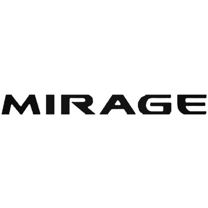 Buy Mitsubishi Mirage Vinyl Decal Online