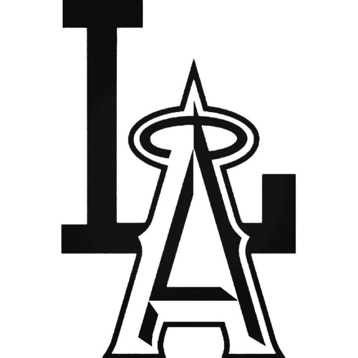 Los Angeles Angels Stickers – LA Angels Decals (2-Pack)