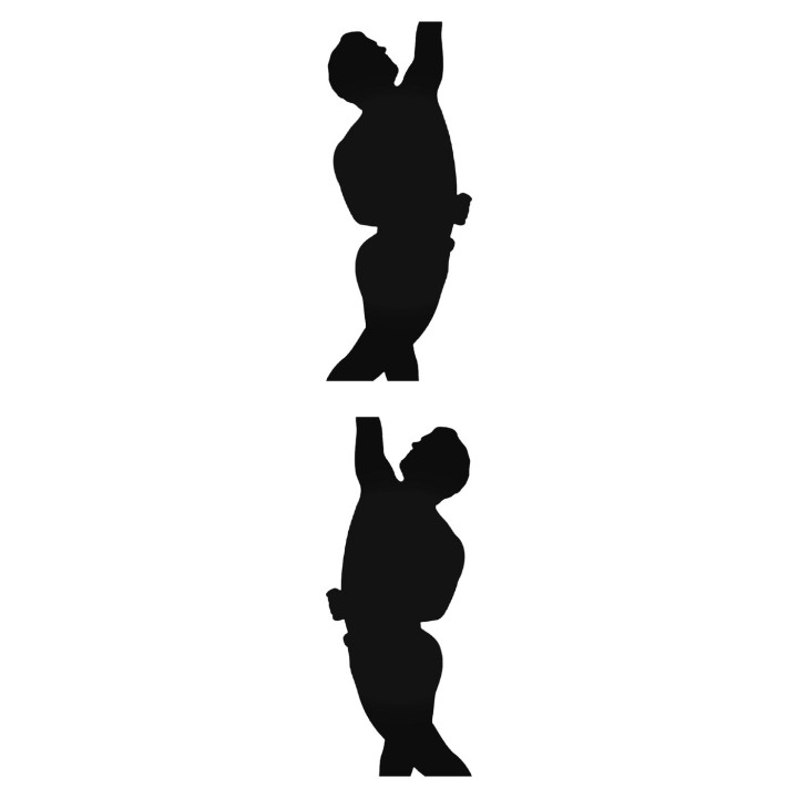 Ballet Dancer Stickers – Ballerina Silhouette Decals (2-Pack)