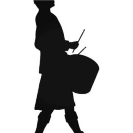 Scottish Drummer Stickers – Pipe Band Marching Decals (2-Pack)