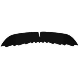 Moustache Stickers – Funny Facial Hair Decals (2-Pack)