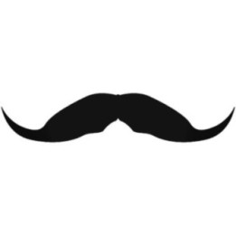 Moustache Stickers – Handlebar Novelty Decals (2-Pack)
