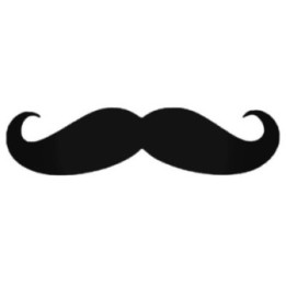 Moustache Stickers – Funny Handlebar Decals (2-Pack)