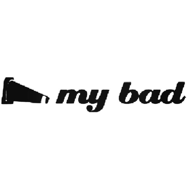 My Bad Autocross Stickers – Funny AutoX Cone Decals (2-Pack)