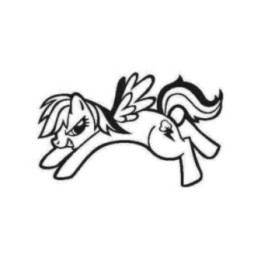 Rainbow Dash My Little Pony Stickers – MLP Decals (2-Pack)