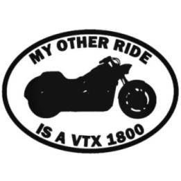 Buy My Other Ride Triumph Vtx1800 Motorcycle Vinyl Decal Sticker Online