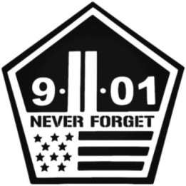 Never Forget 9/11 Stickers – Twin Towers Memorial (2-Pack)