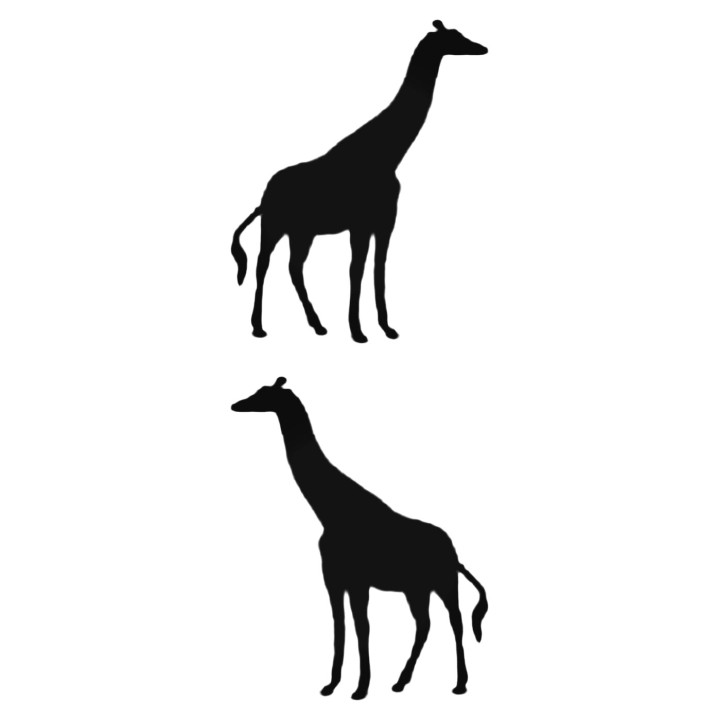 Buy Nimble Giraffe Decal Sticker Online