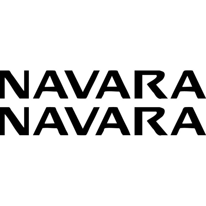 Nissan Navara Stickers – D40 D23 NP300 Pickup Truck Decals (2-Pack)