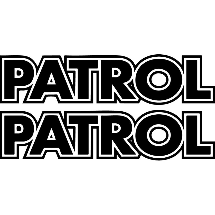 Nissan Patrol Stickers – Y60 Y61 Y62 4WD Off-Road Decals (2-Pack)