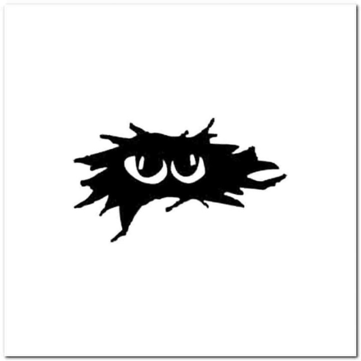 No Fear Eye Logo Stickers – MX MTB Skate Decals (2-Pack)