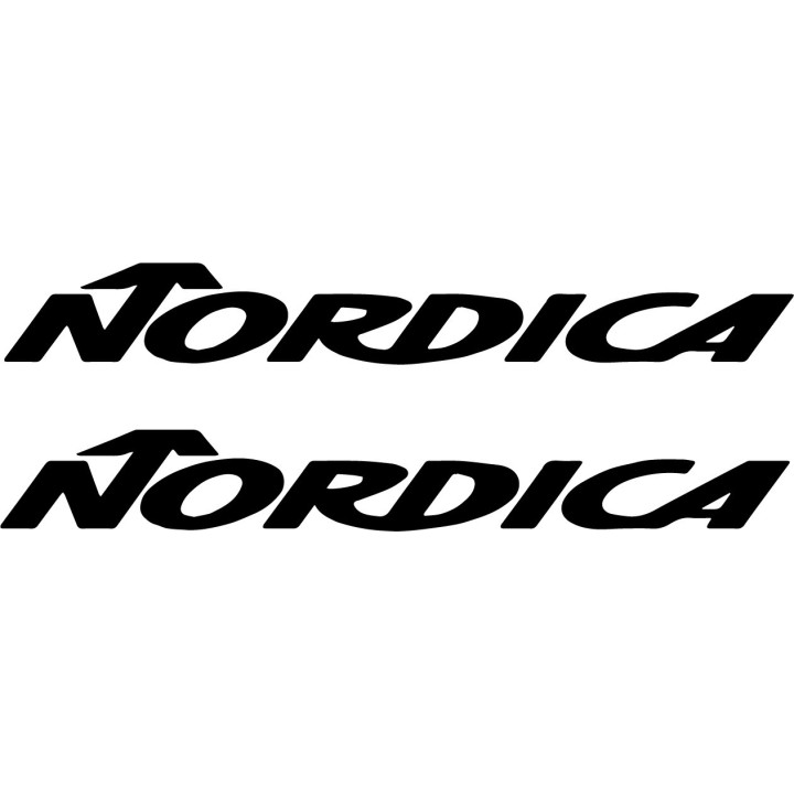 Nordica Stickers – Ski Boots Skis Alpine Winter Sport Vinyl Decals (2-Pack)