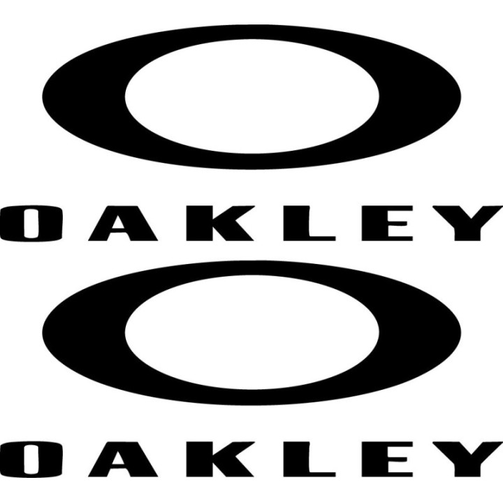 Oakley Stickers – Motocross Snowboard Surf Decals (2-Pack)