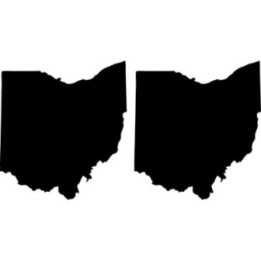 Ohio Stickers – OH Buckeye State Pride USA Decals (2-Pack)