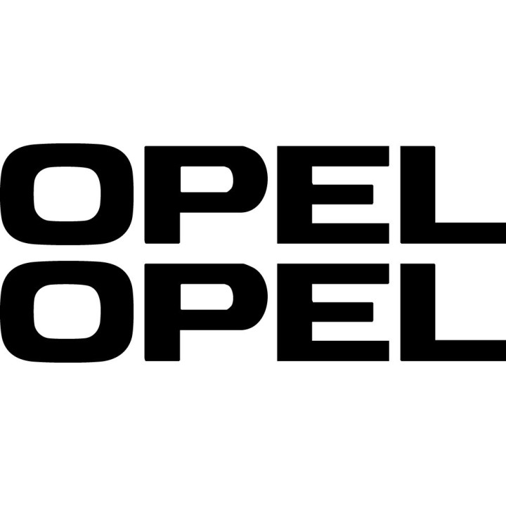 Opel Stickers – Astra Corsa Vectra OPC Decals (2-Pack)