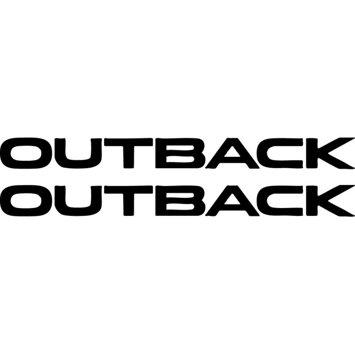 Subaru Outback Stickers – SUV AWD Off-Road Vinyl Decals (2-Pack)