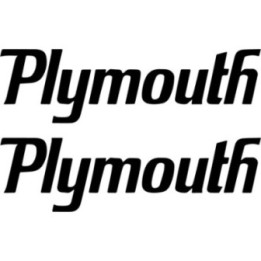 Plymouth Stickers – Barracuda Road Runner Muscle Car Decals (2-Pack)
