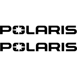 Polaris Logo 2 Stickers - Power Sports Brand Decals (2-Pack)