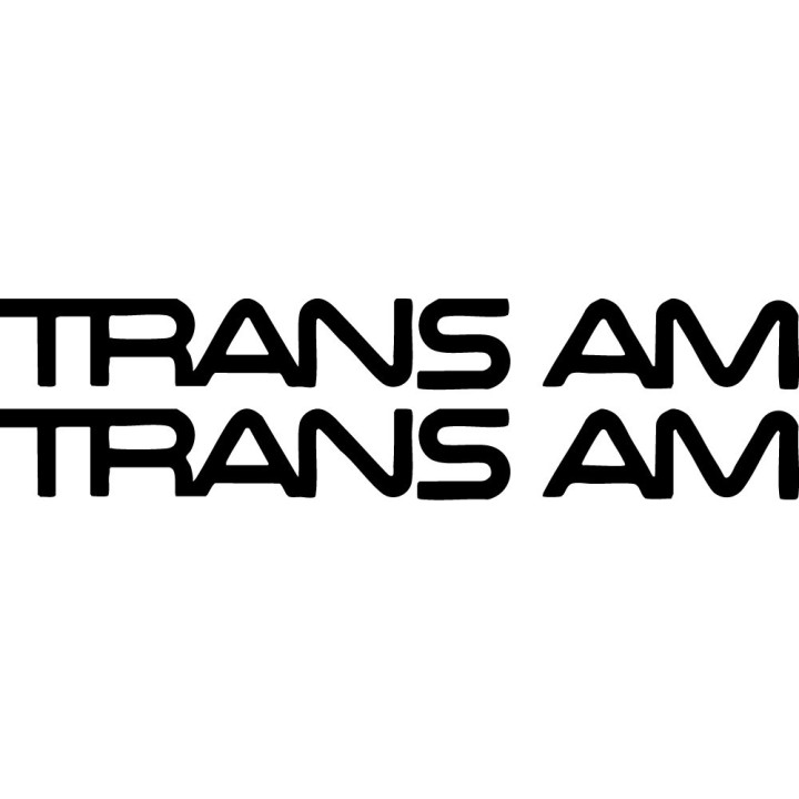 Pontiac Trans Am Stickers – Firebird Muscle Car Performance Decals (2-Pack)