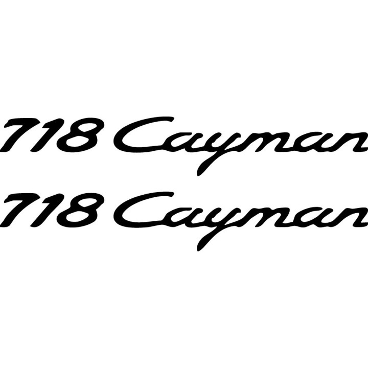 Porsche 718 Cayman Stickers – GT4 RS Boxster Spyder Decals (2-Pack)