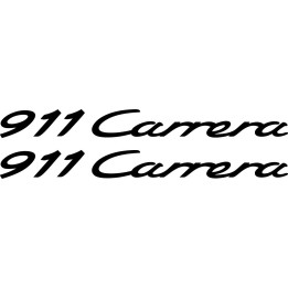Porsche 911 Carrera Stickers – 992 991 997 Decals (2-Pack)
