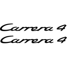 Porsche Carrera 4 Stickers – 911 AWD Vinyl Decals (2-Pack)