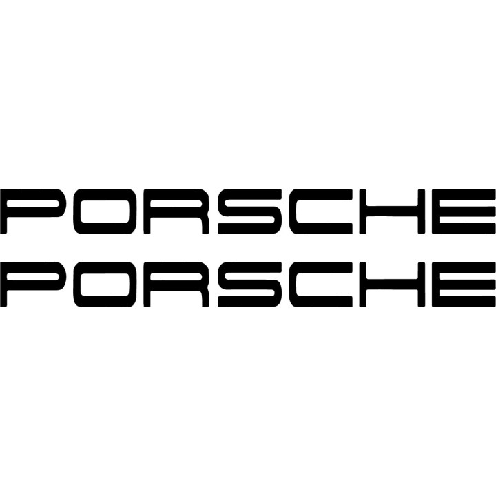 Porsche Logo Vinyl Decal Sticker – Glossy Finish | £2.63