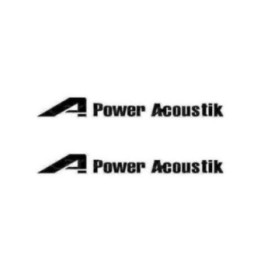Buy Power Acoustik Audio B Decal Sticker Online