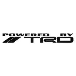 Buy Powered By Trd Windshield Decal Sticker Online