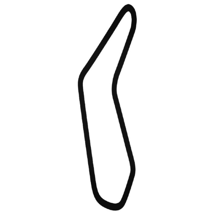 Buy Prestwold Hall Race Track Full Circuit Vinyl Decal Sticker Online