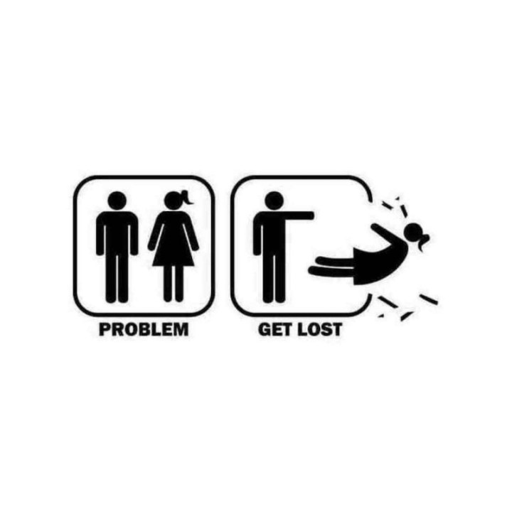 Buy Problem Get Lost Jdm Car Decal Sticker Online