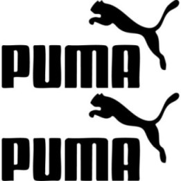 Puma Logo Stickers – Leaping Cat Sports Decals (2-Pack)