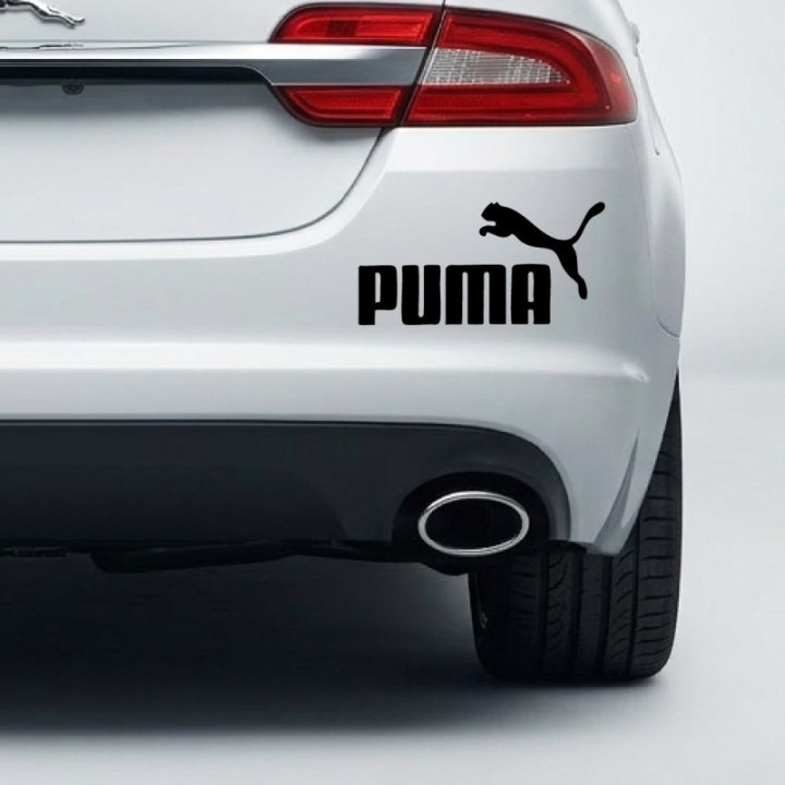 Puma Logo Stickers – Leaping Cat Sports Decals (2-Pack)