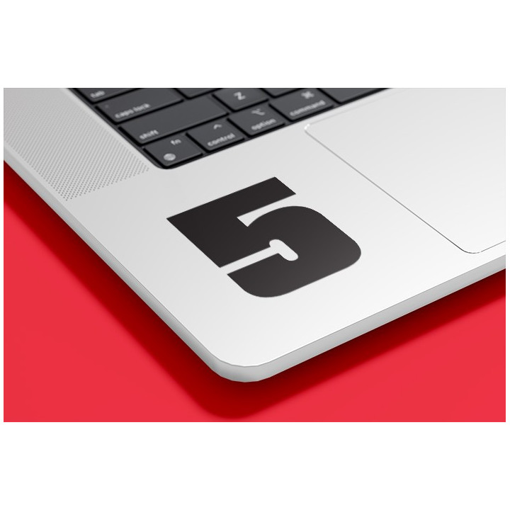 Buy Race Number 5 Decal Sticker Online