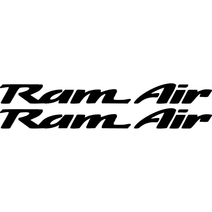 Ram Air Stickers – Performance Intake Cold Air Induction Decals (2-Pack)