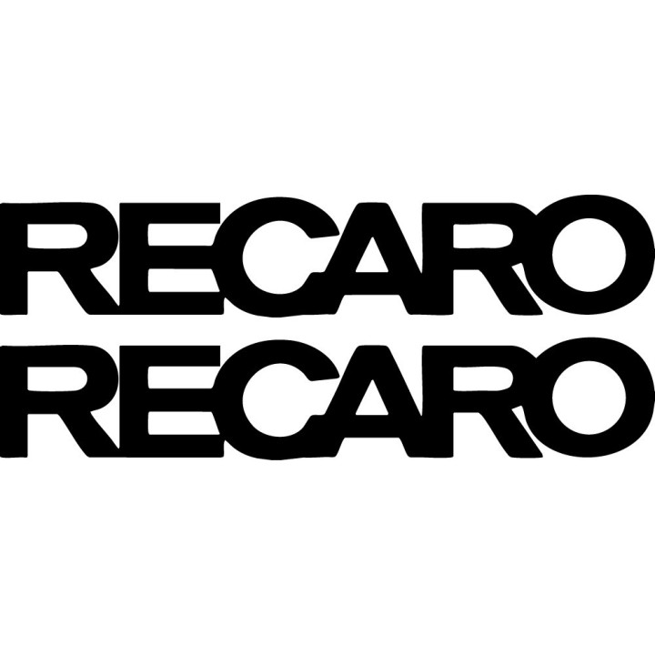 Recaro Stickers – Pole Position Profi Race Seat Motorsport Decals (2-Pack)