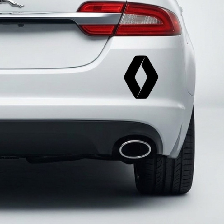 Renault Logo Style 2 Stickers – Clio Megane RS Diamond Decals (2-Pack)