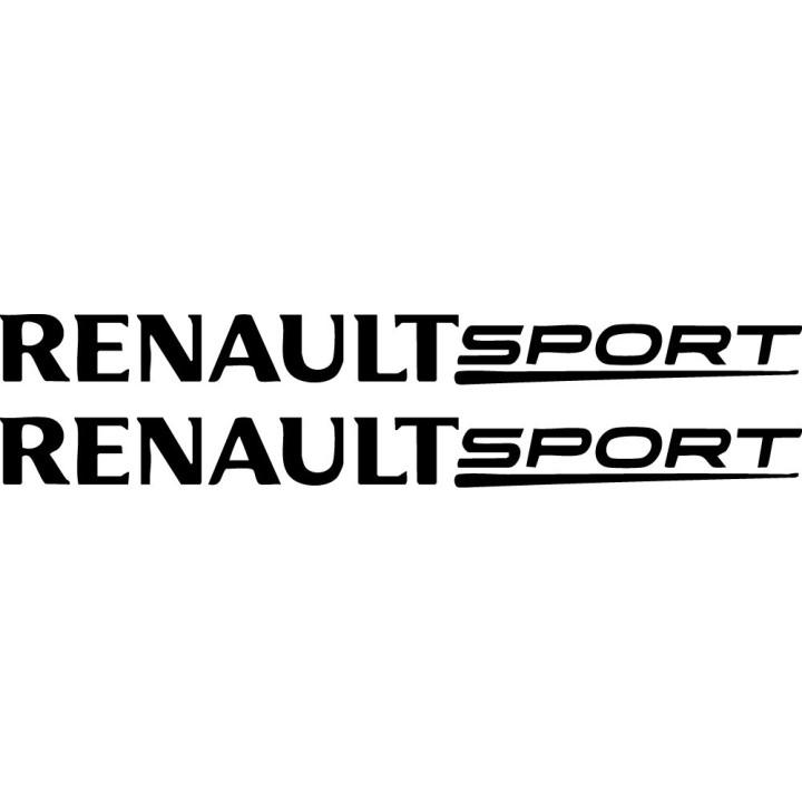 Renault Sport Stickers – Clio RS Mégane RS Decals (2-Pack)