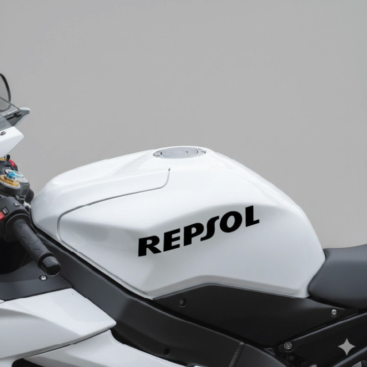 Repsol Stickers – Honda MotoGP Racing Sponsor Decals (2-Pack)