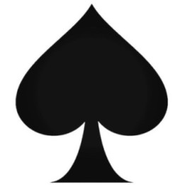 Ace of Spades Stickers – Spade Symbol Poker Decals (2-Pack)