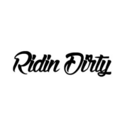 Ridin Dirty Stickers – Hip Hop Quote Car Decals (2-Pack)