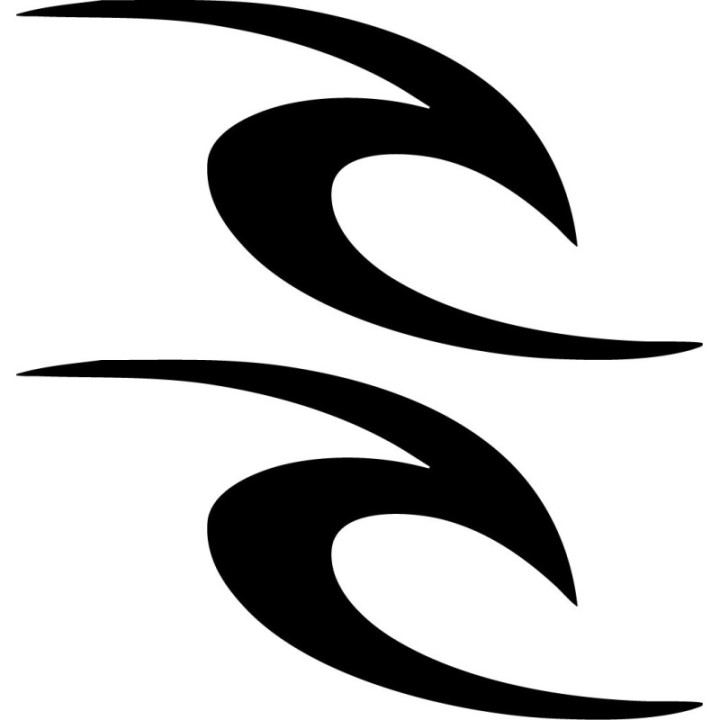 Rip Curl Stickers – Surf Wetsuit Lifestyle Decals (2-Pack)