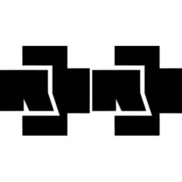 Rammstein Logo Stickers – Industrial Metal Decals (2-Pack)
