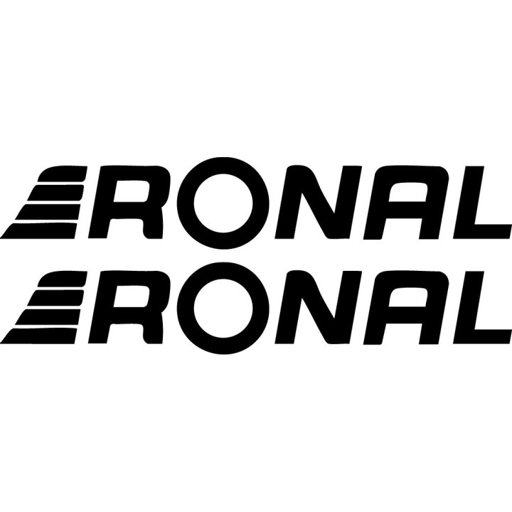 Ronal Wheels Stickers – Alloy Wheel Restoration Car Decals (2-Pack)