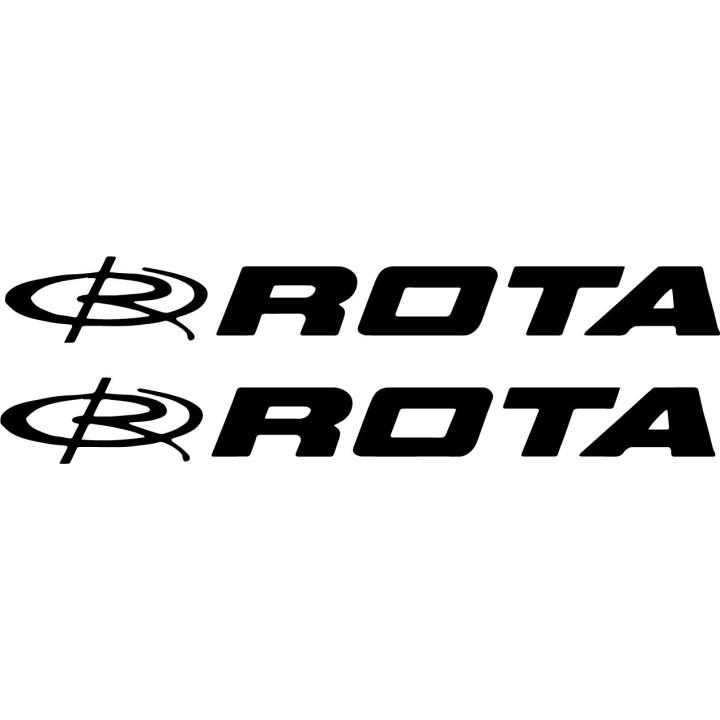Rota Wheels Stickers – JDM Alloy Wheel Logo Decals (2-Pack)